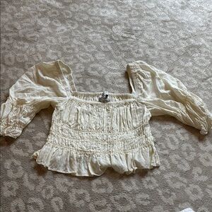 Urban Outfitters Cream Blouse